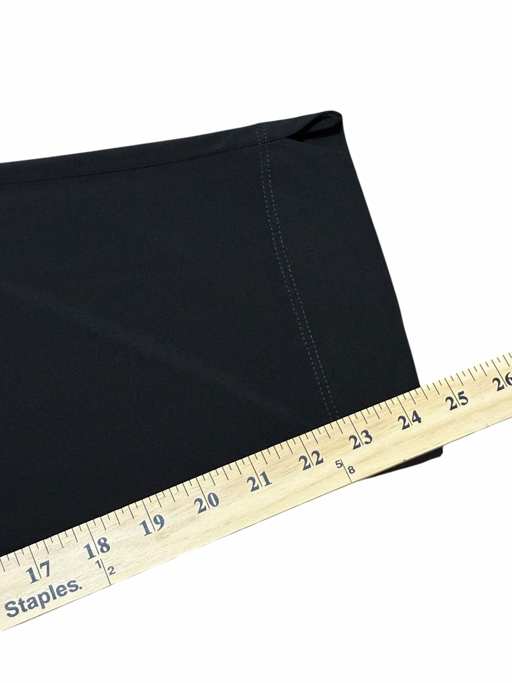 Clara Sun Woo Black Crop Pants XL Pull On Stretch Waist Solid Minimalist New USA - Picture 8 of 9
